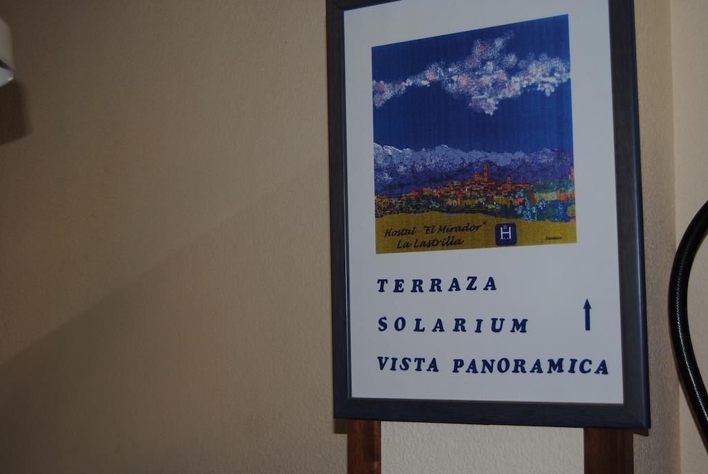 Hostal El Mirador La Lastrilla Esterno foto